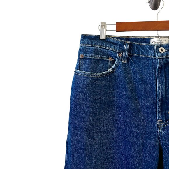 Abercrombie & Fitch NEW The Vintage High Rise Straight Jeans Size 14L - Picture 5 of 16